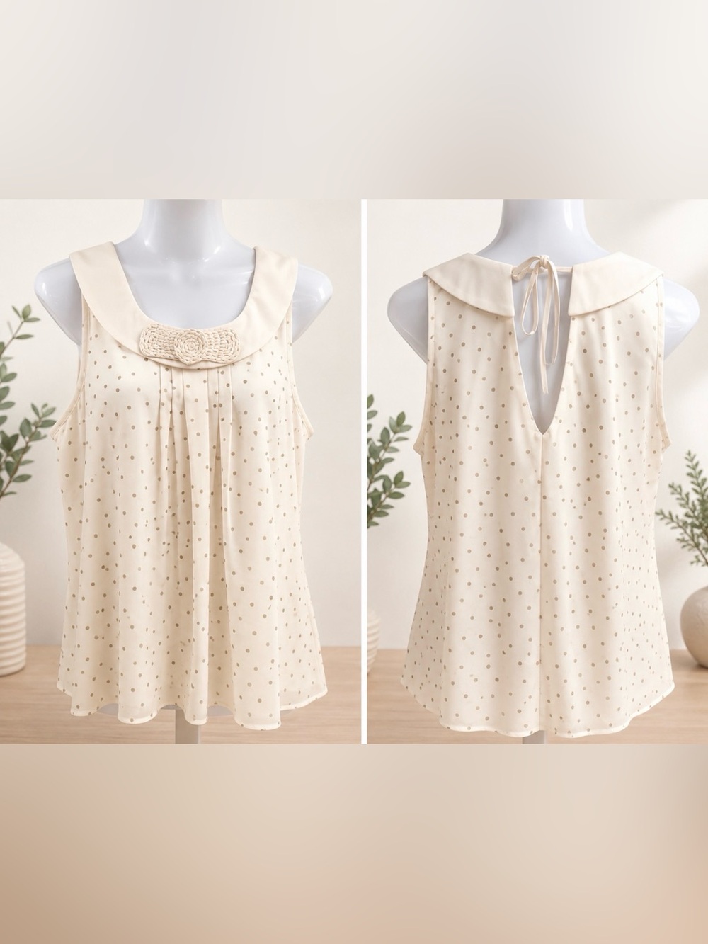 Lauren Conrad Fun Summer Top, Size Medium